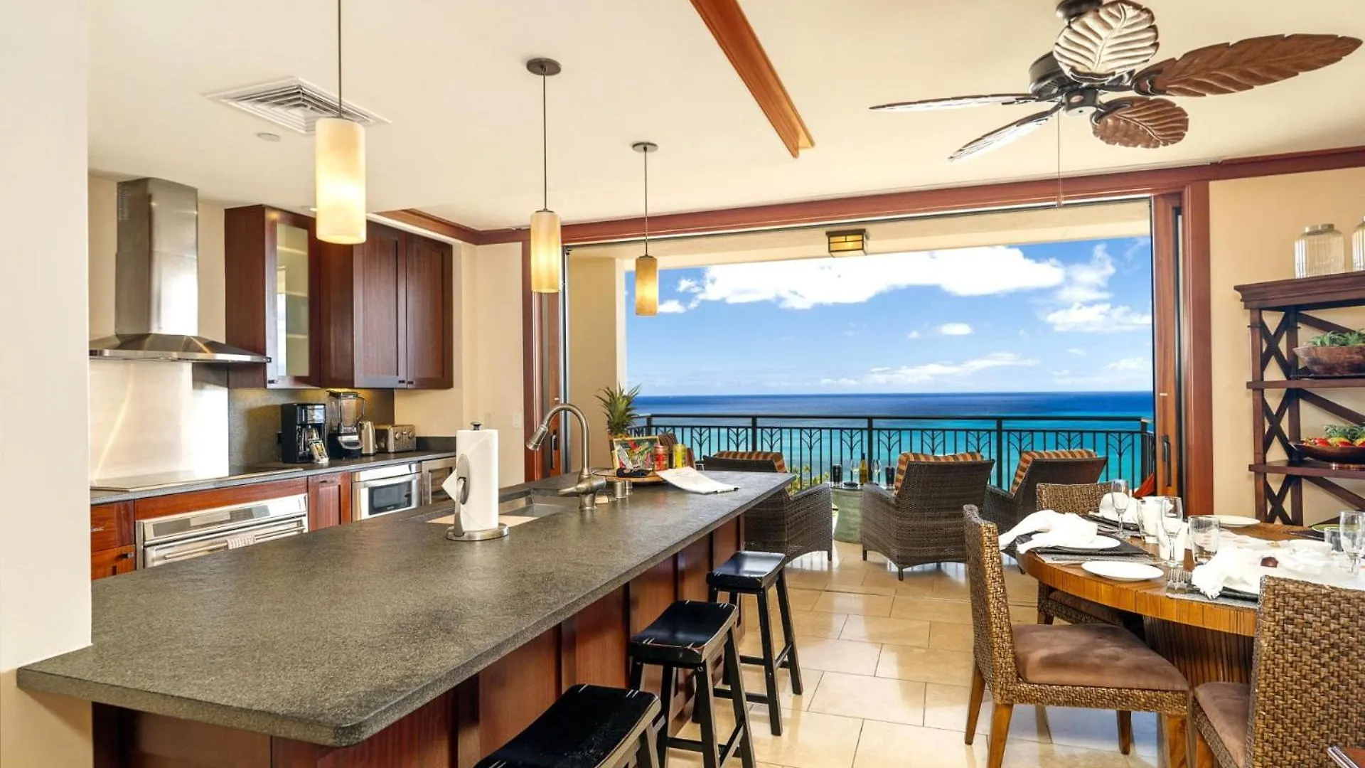 Kbm Resorts Free Car Beach Villas At Ko Olina Bvk-O-1604 Penthouse Ocean Views Kapolei USA